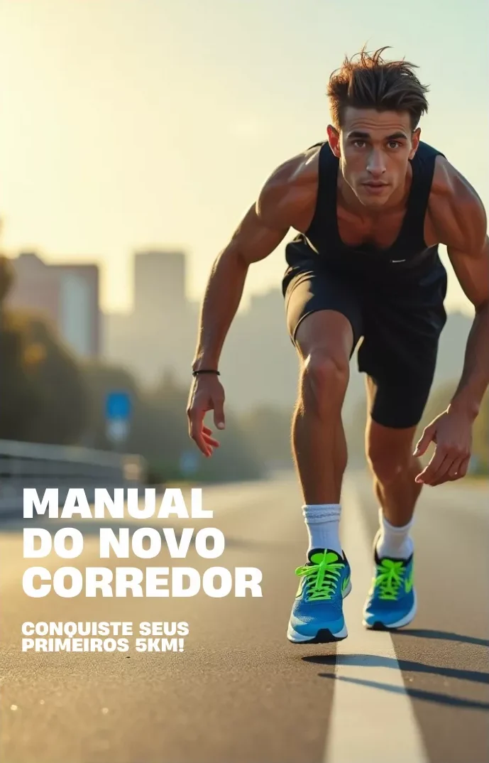 Capa do e-book Manual do Novo Corredor: conquiste seus primeiros 5 km